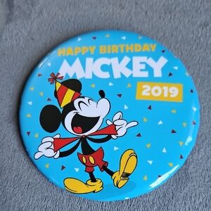 Disney Mickey Mouse Birthday Party Button - 90th Birthday 2019 Button